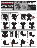 Hasbro Transformers Star Wars Darth Vader Death Star 87524 Instructions preview