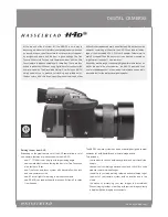 Hasselblad H4D-50 Datasheet preview