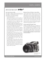 Preview for 4 page of Hasselblad H4D-50 Datasheet