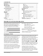 Preview for 2 page of Hatco FLAV-R-SAVOR WFST-1R Installation & Operating Manual