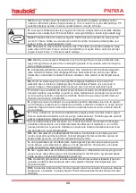 Preview for 20 page of haubold 567445 Operating Instructions Manual