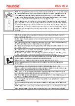 Preview for 18 page of haubold 575595 Operating Instructions Manual