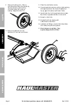 Preview for 8 page of HAUL MASTER 58702 Owner'S Manual