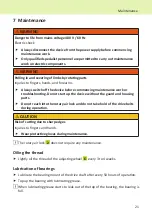 Preview for 21 page of HAUSSLER HM 70 Operating Instructions Manual