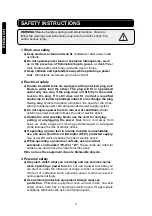 Preview for 4 page of Haussmann 59595069 Operator'S Manual