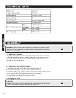 Preview for 21 page of Haussmann PT100321 Operator'S Manual