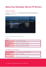 Preview for 13 page of Hawaiian Telcom TV Set top box User Manual