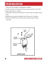 Preview for 4 page of Hawk HWKAC1 Operator'S Manual