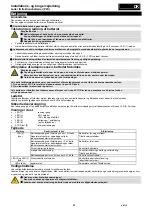 Preview for 22 page of Hawker MotionLine Installation And Operation Manual