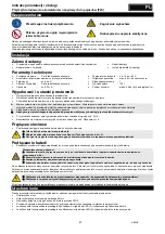 Preview for 27 page of Hawker MotionLine Installation And Operation Manual