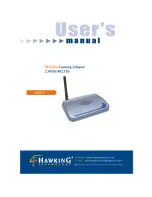 Preview for 1 page of Hawking HGA11 User Manual