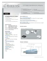 Preview for 2 page of Hawking HUF2 Specifications