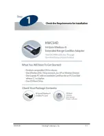 Preview for 2 page of Hawking HWC54D Quick Installation Manual