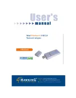 Preview for 1 page of Hawking HWU54G User Manual