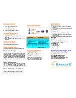 Preview for 2 page of Hawking UF100 Specifications