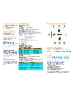 Preview for 2 page of Hawking WU120 Specifications