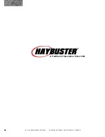 Preview for 40 page of Haybuster 2100 BALEBUSTER Operating Instructions And Parts Manual