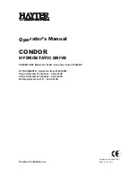 Hayter CONDOR 510D Operator'S Manual preview