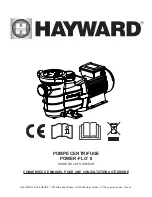 Preview for 2 page of Hayward Power-Flo II Owner'S Manual