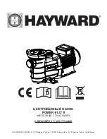 Preview for 47 page of Hayward Power-Flo II Owner'S Manual