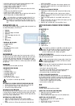 Preview for 22 page of HBM Machines 57091HBM Instruction Manual