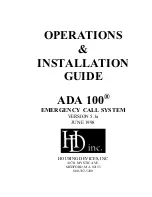 HD ADA 100 Installation Manual preview