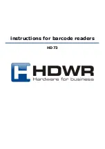 HDWR HD73 Instructions Manual preview