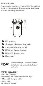 Preview for 2 page of HEADRUSH HRS 5017 User Manual