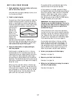 Preview for 17 page of Healthrider 8.5 Ex Crosstrainer El Elliptical User Manual