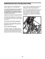 Preview for 23 page of Healthrider 8.5 Ex Crosstrainer El Elliptical User Manual