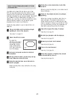 Preview for 21 page of Healthrider 9.5 Ex Crosstrainer El Elliptical User Manual