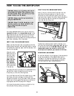 Preview for 9 page of Healthrider Aeroflyer HRAW56071 User Manual