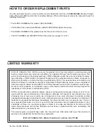 Preview for 28 page of Healthrider Aire Strider E60 Elliptical User Manual