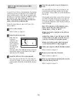 Preview for 18 page of Healthrider C860e Elliptical User Manual