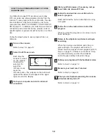 Preview for 19 page of Healthrider C860e Elliptical User Manual