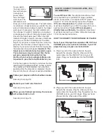 Preview for 17 page of Healthrider Cross Trainer 990S User Manual