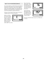 Preview for 22 page of Healthrider Cross Trainer 990S User Manual