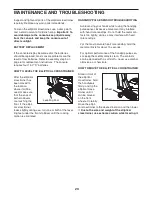 Preview for 23 page of Healthrider Cross Trainer 990S User Manual