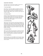 Preview for 25 page of Healthrider Cross Trainer 990S User Manual