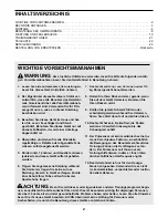 Preview for 2 page of Healthrider Cross Trainer R790X (German) Bedienungsanleitung