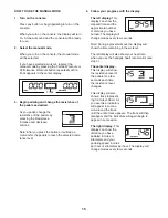 Preview for 15 page of Healthrider H10x Bike Manual