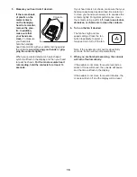 Preview for 16 page of Healthrider H10x Bike Manual