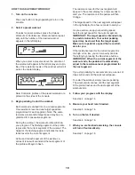 Preview for 18 page of Healthrider H10x Bike Manual