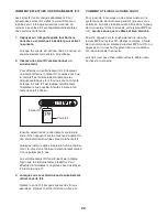 Preview for 20 page of Healthrider H25x Bike (French) Manuel De L'Utilisateur