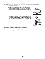 Preview for 28 page of Healthrider H500 Treadmill User Manual