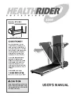 Healthrider SoftStrider HRTL08980 User Manual preview