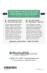 Preview for 20 page of Hearing Help Express EarMate-4210 CLEAR User Manual