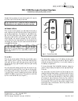 Hearth & Home RC-CON Installation And Operating Instructions preview