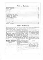 Preview for 2 page of HearthRite HR20EN-1 Owners Manual And Installation Manual