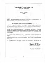 Preview for 24 page of HearthRite HR20EN-1 Owners Manual And Installation Manual